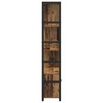vidaXL Étagère Bois ancien 80 x 30 x 155 5 cm Bois d'ingénierie