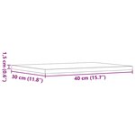 vidaXL Panneau de bibliothèque 4 Pièces chêne artisanal 40x30x1 5 cm