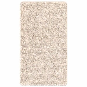 vidaXL Tapis de bain antidérapant Crème 70 x 120 cm PP