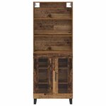 vidaXL Haut Armoire Bois ancien 69 5 x 34 x 180 cm Bois d'ingénierie