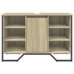 vidaXL Armoire lavabo de salle de bain chêne sonoma 91x35x60 cm