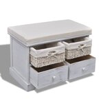 Banc banquette de rangement blanc 62 x 33 x 42 cm bois de paulownia 02_0021242