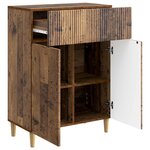 vidaXL Buffet Bois ancien 66 x 34 5 x 90 cm Bois d'ingénierie