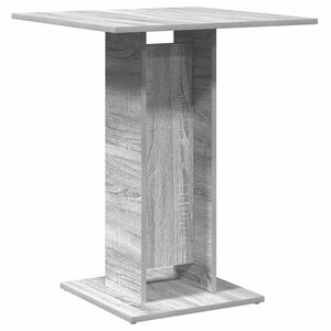 vidaXL Table de bistro Sonoma gris 60x60x75 cm Bois d'ingénierie