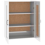 vidaXL Armoire murale suspendue Blanc brillant 69 5x32 5x90 cm