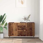 vidaXL Buffet Bois Ancien 100 x 36 x 60 cm Bois d'ingénierie