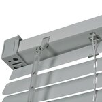 Vidaxl store aluminium 60 x 220 cm argenté