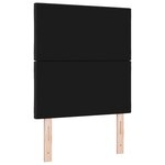 vidaXL Tête de lit noire design blocs de diamant 80 cm en tissu