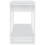 vidaXL Bibliothèque Blanc 100x30x51 cm Bois d'ingénierie