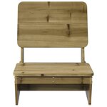 vidaXL Chaise de jardin 60x64x70 5 cm bois de pin imprégné