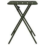 vidaXL Table bistrot Vert foncé 55 x 55 x 72 5 cm