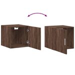 vidaXL Armoire de rangement mince chêne marron 40x42 5x225 cm