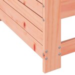 vidaXL Canapé de jardin accoudoir avec coussin bois massif douglas