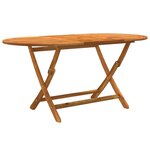 vidaXL Ensemble à manger de jardin 9Pièces bois d'acacia solide textilène