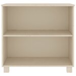 vidaXL Buffet HAMAR Marron miel 85x35x80 cm Bois massif de pin