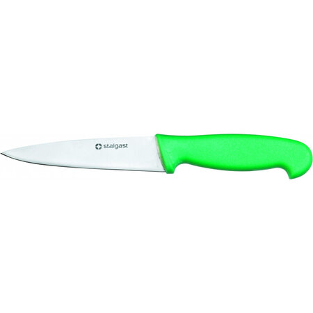 Couteau à légumes haccp vert lame 105 mm - stalgast -  - inox