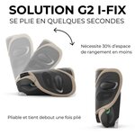 Siège auto Gold Solution G2 I-FIX 3-12 ans - Groupe 2/3 - 100-150 cm PLUS Moon Black - black