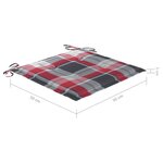 vidaXL Chaises à manger de jardin avec coussins lot de 3 Acacia massif