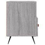 vidaXL Meuble TV Sonoma gris 80x36x50 cm Bois d'ingénierie