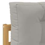 vidaXL Ensemble de canapés d'extérieur 10 pc Blanc et gris clair