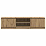 vidaXL Meuble TV chêne artisanal 140x40x36 cm bois d'ingénierie