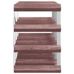 vidaXL Casier à bouteilles pour 12 bouteilles Marron Bois pin solide