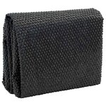 vidaXL Film solaire de piscine flottant PE 1000x600 cm Noir et bleu