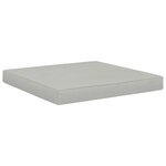 vidaXL Coussin de plancher de palette 60x61 5x6 cm Beige Tissu