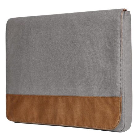 Pochette housse pour ordinateur - 1816522 - gris et brun