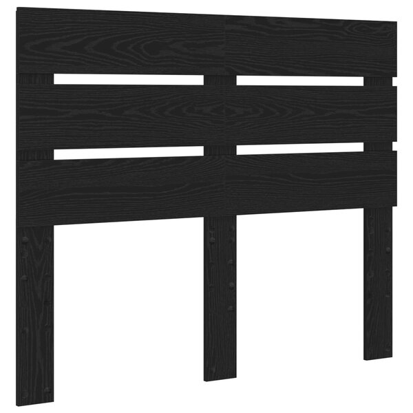 vidaXL Tête de lit Chêne noir 120 cm Bois d'ingénierie