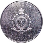 Pièce de monnaie en Argent 2 Dollars g 31.1 (1 oz) Millésime 2024 CAPPUCCINO