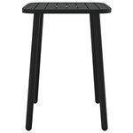vidaXL Ensemble à manger de jardin 5 Pièces anthracite acier