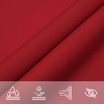 vidaXL Voile de parasol tissu oxford carré 4 5x4 5 m rouge
