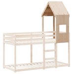 vidaXL Toit de lit pour enfants 55x99x139 5 cm bois de pin massif