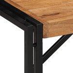 vidaXL Table basse 80x40x35 cm bois massif d'acacia