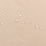 vidaXL Housse de salon de jardin rond beige Ø 244x71 cm oxford 600D