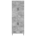 vidaXL Ensemble de Meubles 2 Pièces 66 x 34 5 x 95 cm Bois d'ingénierie