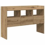vidaXL Buffet chêne artisanal 105x30x70 cm bois d'ingénierie