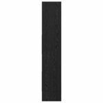 vidaXL Bibliothèque Chêne noir 60 x 35 x 180 cm Bois d'ingénierie