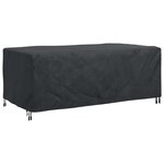 vidaXL Housse pour meubles Uni Noir 200 x 110 x 70 cm 210D