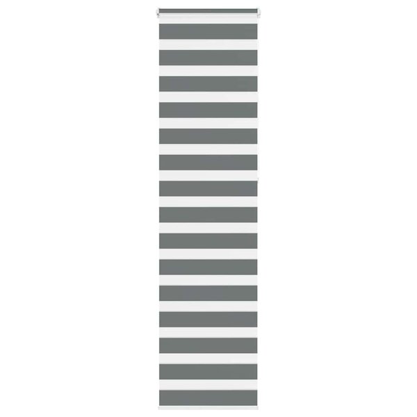 vidaXL Store zèbre gris foncé largeur du tissu 50 9 cm polyester