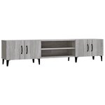 vidaXL Meuble TV sonoma gris 180x31 5x40 cm bois d'ingénierie
