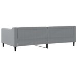 vidaXL Lit de repos gris clair 100x200 cm tissu