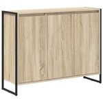 vidaXL Meuble d'appoint Sonoma 96 5 x 30 x 75 cm Bois d'ingénierie