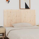 vidaXL Tête de lit murale 185x3x90 cm Bois massif de pin