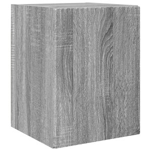 vidaXL Meuble TV mural Gris Sonoma 30 x 31 x 40 cm Bois d'ingénierie