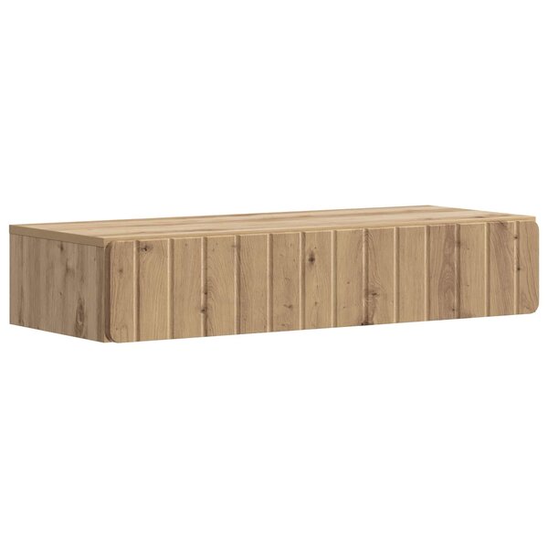 vidaXL Table d'appoint murale Chêne artisanal 87 5 x 34 5 x 17 cm