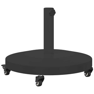 vidaXL Base de parasol extérieur Noir 48 x 48 x 32 cm Acier  béton
