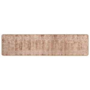 vidaXL Coureur de Tapis MARSA Blanc 50 x 400 cm Polyester et PVC