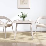 vidaXL Dessus de table blanc 90x90x2 5 cm bois de pin massif